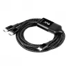 CLUB3D USB Type-C, cabo de carregamento em Y para 2x USB Type-C, máx. 100W, 1,83m/6ft M/M