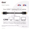 Cabo Certificado HDMI™ Ultra High Speed CLUB3D 4K120Hz 8K60Hz 48Gbps M/M 5m/16.4ft
