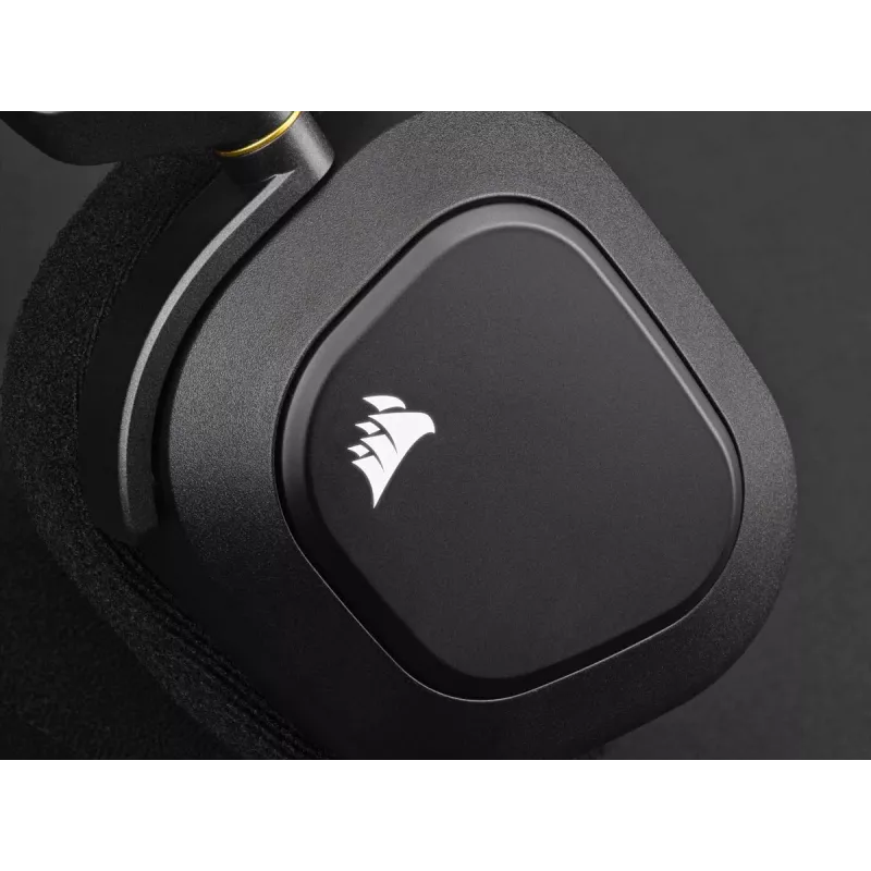 Auscultadores gaming CORSAIR HS80 - Wireless - Carbon