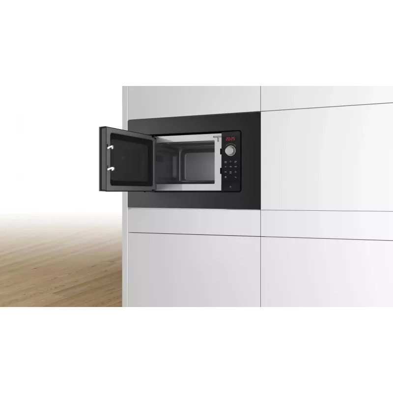 Bosch Serie 2 BFL623MB3 Micro-ondas preto micro-ondas solo de encastrar 20 L 800 W