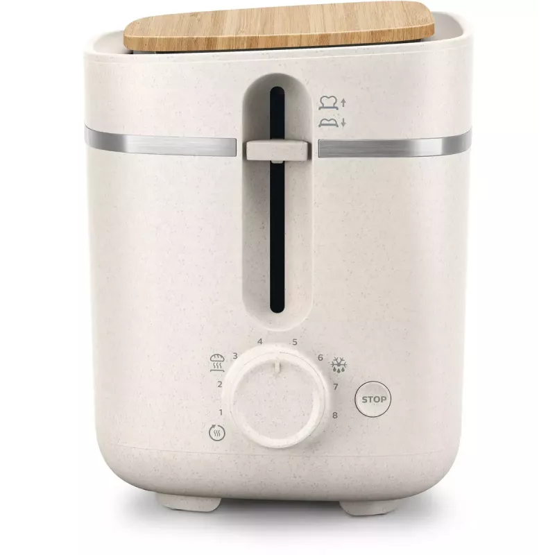 Torradeira Philips HD2640/10 Eco Conscious Edition, 2 fatias, 830 W, branco