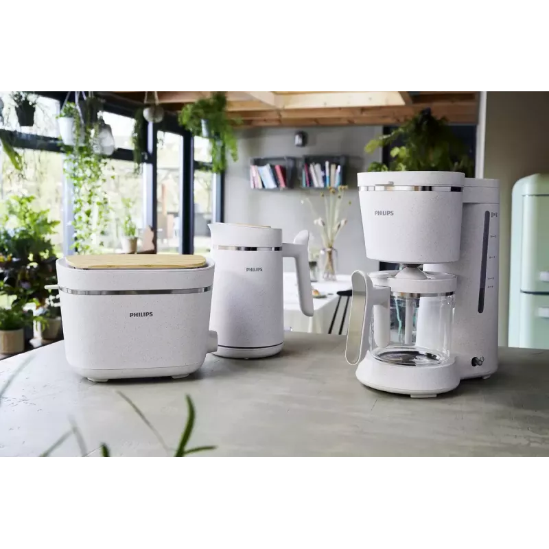 Torradeira Philips HD2640/10 Eco Conscious Edition, 2 fatias, 830 W, branco