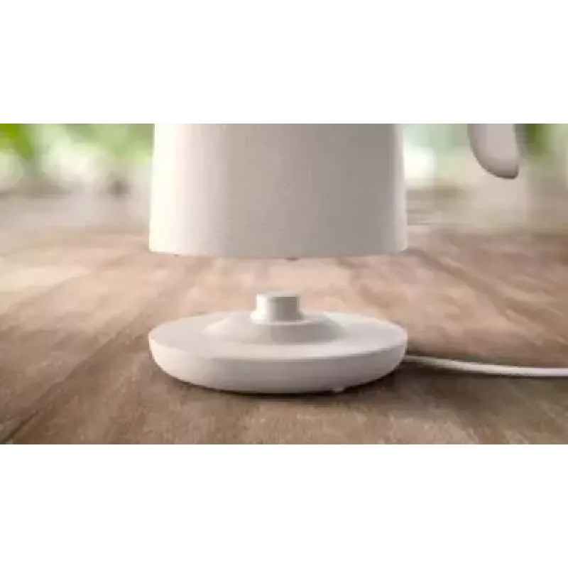 Chaleira elétrica Philips HD9365/10 1,7 l 2200 W branco, sem fios com base de 360°