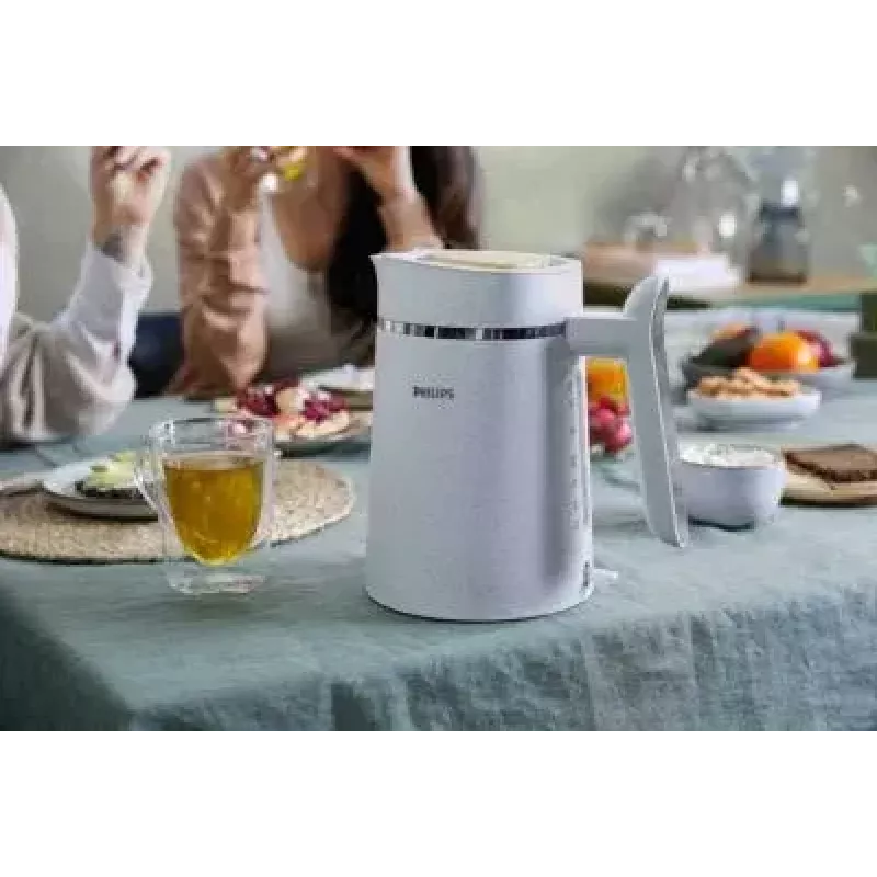 Chaleira elétrica Philips HD9365/10 1,7 l 2200 W branco, sem fios com base de 360°