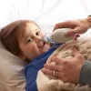 Aspirador nasal elétrico BRAUN BNA 100 — a pilhas, força de aspiração ajustável, pontas removíveis, branco