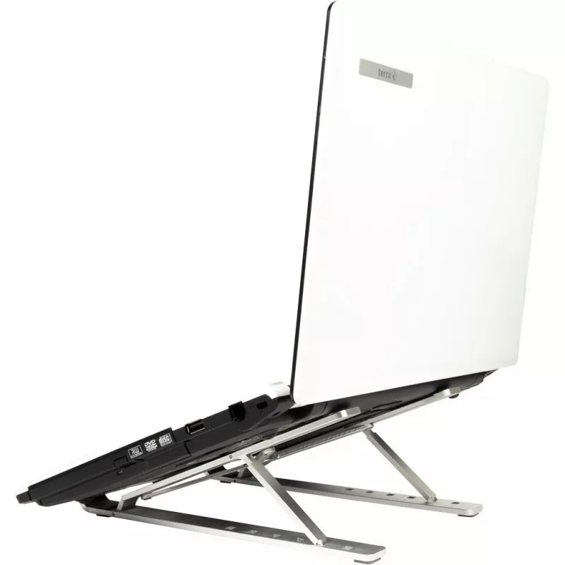 Suporte para portátil INTER-TECH Nbs-200 prateado 39,6 cm (15,6
