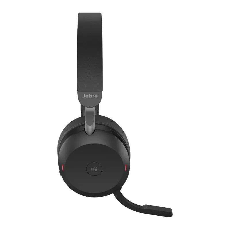 Jabra Evolve2 75 - USB-A MS Teams com suporte de mesa - preto