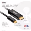 Cabo ativo CLUB3D HDMI para USB Type-C 4K60Hz M/M 1,8 m/6 ft