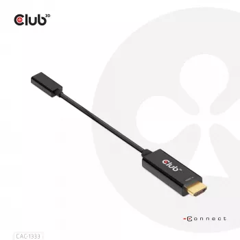 Adaptador ativo CLUB3D HDMI para USB Type-C 4K60Hz M/F