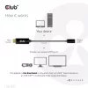 Adaptador ativo CLUB3D HDMI para USB Type-C 4K60Hz M/F