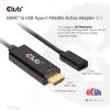 Adaptador ativo CLUB3D HDMI para USB Type-C 4K60Hz M/F
