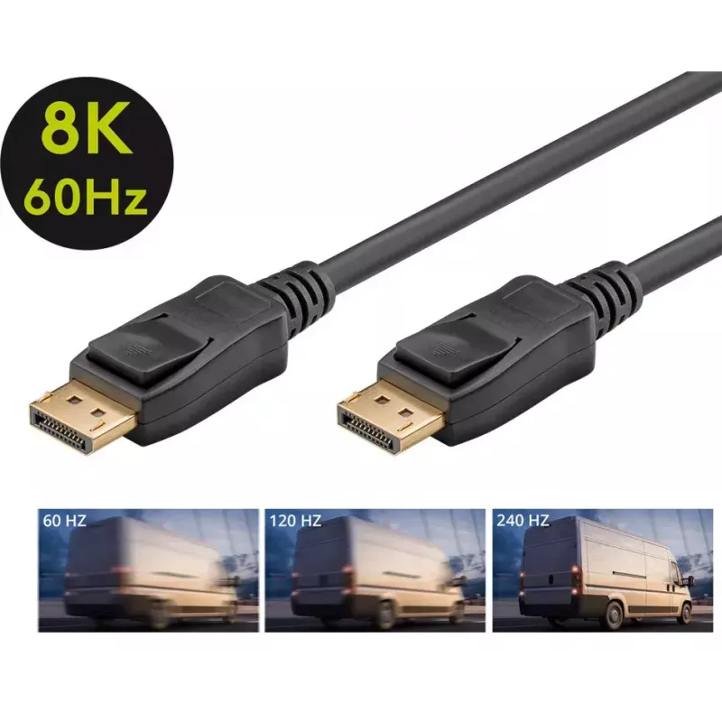 Cabo DisplayPort Goobay 58534 2 m preto
