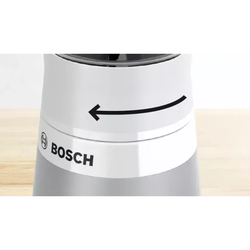 Misturadora de mesa Bosch VitaPower MMB2111T — 450 W, jarro Tritan de 0,6 L, botão rotativo, prateado