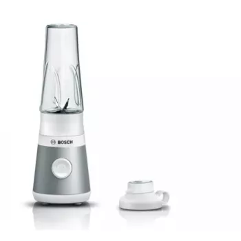 Misturadora de mesa Bosch VitaPower MMB2111T — 450 W, jarro Tritan de 0,6 L, botão rotativo, prateado