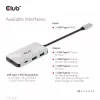 Hub de carregamento CLUB3D USB Gen2 Type-C PD com 2 portas Type-C 10G e 2 portas USB Type-A 10G