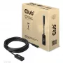 Club 3D CAC-1536 cabo de extensão USB 3.2 Gen2 de Type-C para Type-A, 10 Gbps, macho/fêmea, 5 m, preto