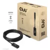 Club 3D CAC-1536 cabo de extensão USB 3.2 Gen2 de Type-C para Type-A, 10 Gbps, macho/fêmea, 5 m, preto