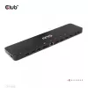 CLUB3D Docking Station USB Gen1 Type-C Triple Display DP Alt Mode Displaylink Dynamic PD Charging com fonte de alimentação de 120 Watt