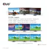 CLUB3D Docking Station USB Gen1 Type-C Triple Display DP Alt Mode Displaylink Dynamic PD Charging com fonte de alimentação de 120 Watt
