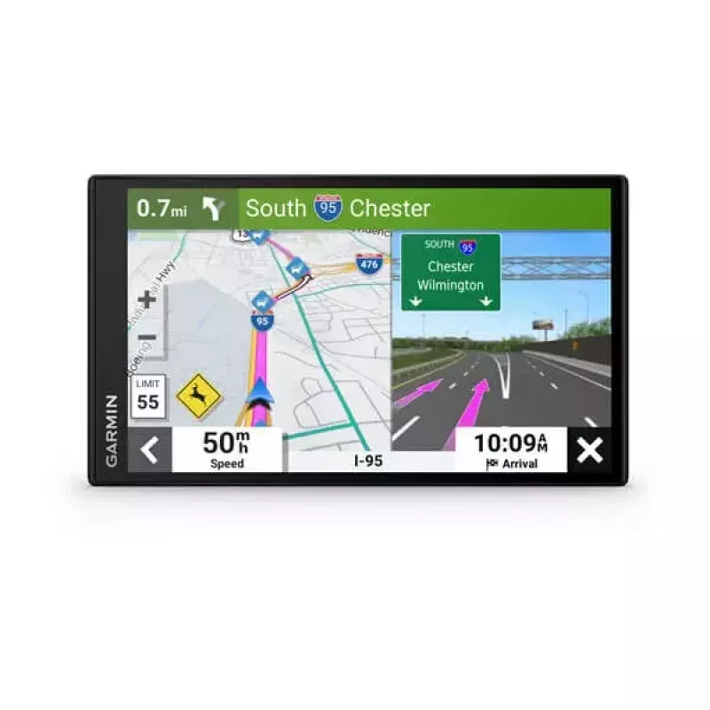 Navegador GPS para automóvel GARMIN DriveSmart 76 — ecrã tátil TFT de 7 polegadas, 32 GB de armazenamento, Wi‑Fi, Bluetooth, atualizações de mapas vitalícias (EU MT-S)