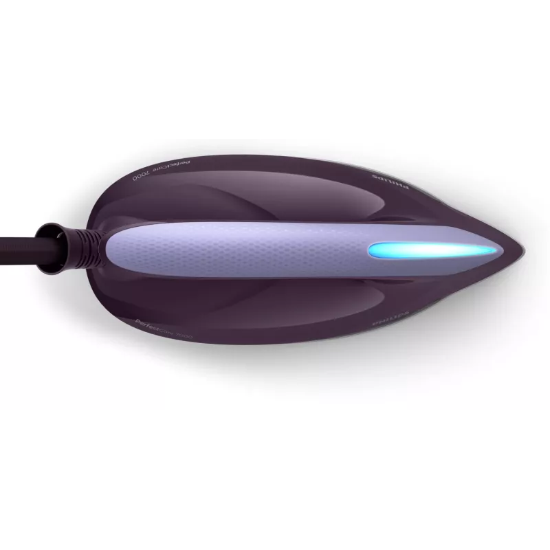 Philips PerfectCare PSG7050/30 ferro com gerador de vapor, 2100 W, depósito de água de 1,8 l, 8 bar, vapor contínuo de 120 g/min, jato de vapor de 600 g/min, roxo