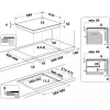 Placa de indução WHIRLPOOL AKT 801/NE — 4 zonas 60 cm, controlo tátil, vitrocerâmica preta