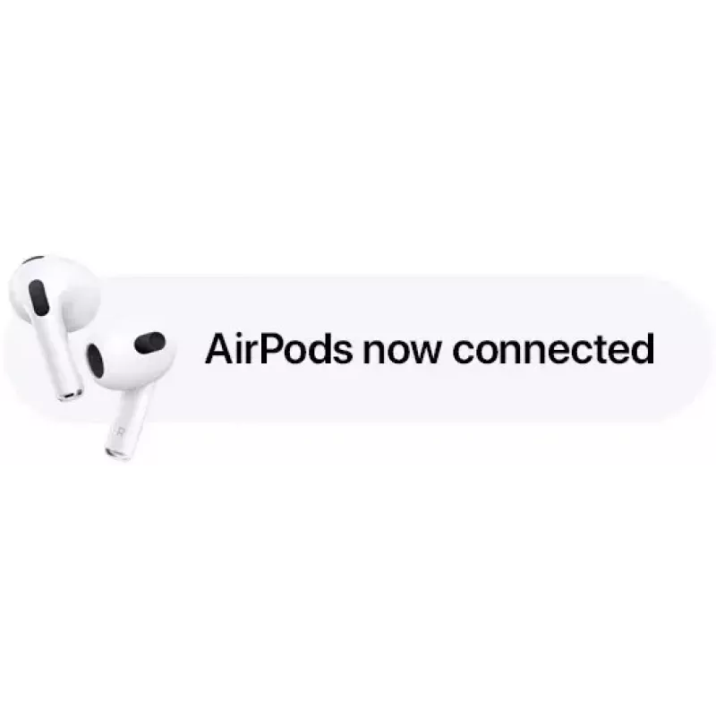 Apple AirPods 3.ª geração + estojo de carregamento MagSafe chamadas/música Bluetooth branco