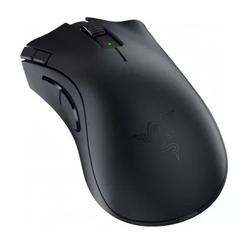 Rato gaming Razer DeathAdder V2 X HyperSpeed — para destros, sem fios 2,4 GHz/Bluetooth, 14.000 DPI, 7 botões, pilha AA, 103 g, preto