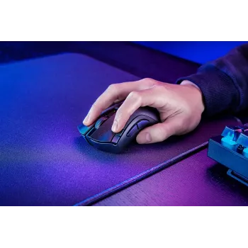 Rato gaming Razer DeathAdder V2 X HyperSpeed — para destros, sem fios 2,4 GHz/Bluetooth, 14.000 DPI, 7 botões, pilha AA, 103 g, preto
