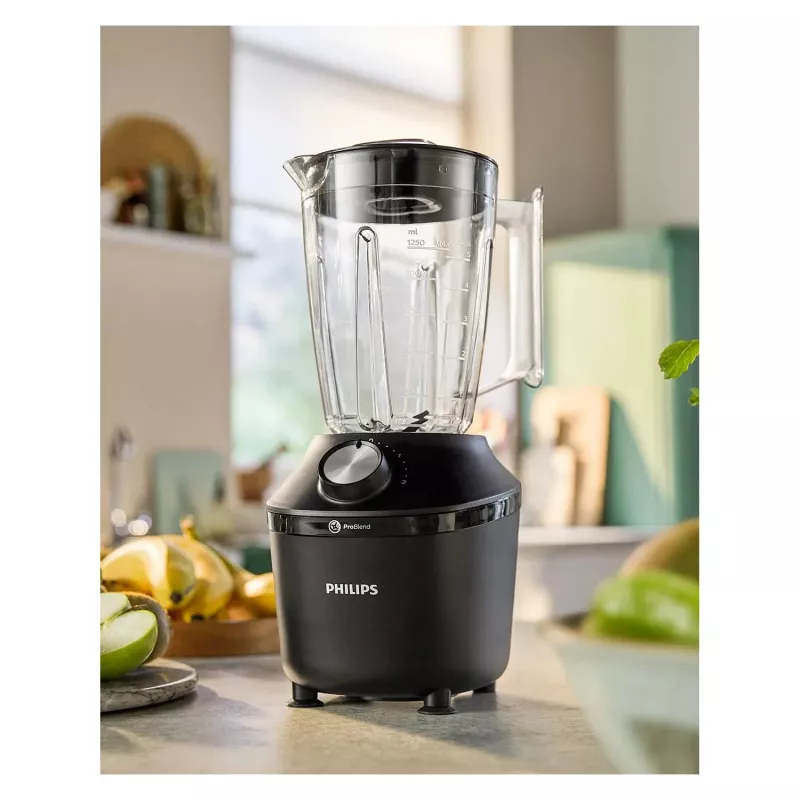 Philips 3000 series HR2191/01 liquidificadora 2 L liquidificadora de bancada 600 W preto, transparente