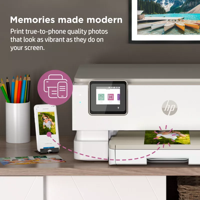 HP ENVY Inspire 7220e impressora multifunções a cores sem fios, Instant Ink; copiadora, digitalizador