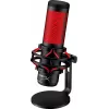 HyperX QuadCast - microfone USB (preto-vermelho) - iluminação vermelha