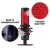 HyperX QuadCast - microfone USB (preto-vermelho) - iluminação vermelha