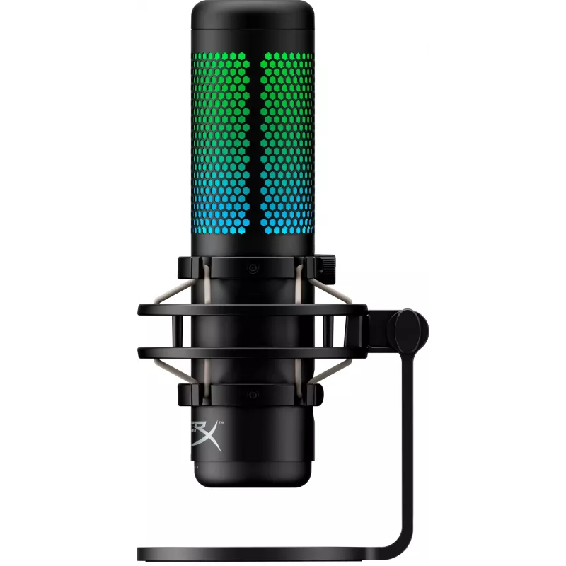 HyperX QuadCast S - microfone USB (preto-cinzento) - iluminação RGB