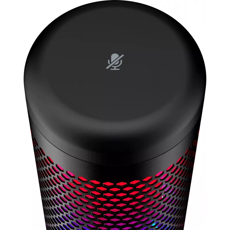 HyperX QuadCast S - microfone USB (preto-cinzento) - iluminação RGB