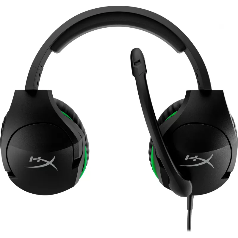 HyperX CloudX Stinger - headset gaming (preto-verde) - Xbox (HX-HSCSX-BK/WW)