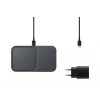 Carregador USB sem fios para interiores Samsung EP-P5400 — 15 W, cinzento, para smartphone, auscultadores, smartwatch