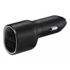 Carregador de automóvel Samsung EP-L4020 40W (entrada 12V) USB-C 25W+15W preto para smartphones