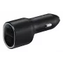 Carregador de automóvel Samsung EP-L4020 40W (entrada 12V) USB-C 25W+15W preto para smartphones