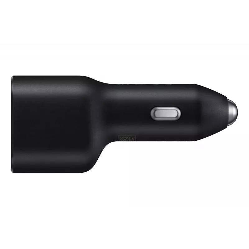 Carregador de automóvel Samsung EP-L4020 40W (entrada 12V) USB-C 25W+15W preto para smartphones