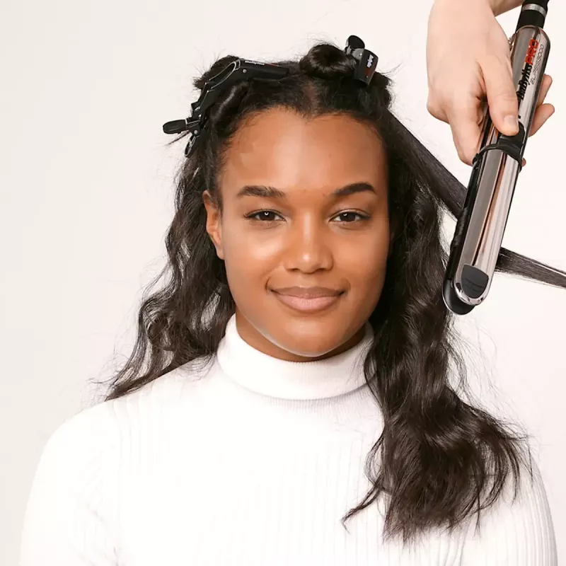 BaByliss Pro Elipsis 3000 alisador de cabelo, 55 W, cabo de 2,7 m, preto