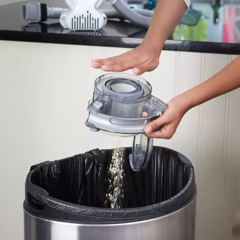 Black & Decker PD1820L-QW Flexi aspirador de mão, cromado