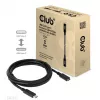 Cabo de extensão USB Gen1 Type-C CLUB3D CAC-1531, 1 m, USB-C macho para 2× USB-C fêmea, 5 Gbps, 60 W PD, 4K@60Hz