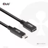 Cabo de extensão USB Gen1 Type-C CLUB3D CAC-1531, 1 m, USB-C macho para 2× USB-C fêmea, 5 Gbps, 60 W PD, 4K@60Hz