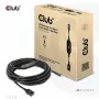 Club 3D CAC-1538 cabo ativo USB-C para USB-A, USB 3.2 Gen1 5 Gbps, macho/fêmea, 10 m, preto
