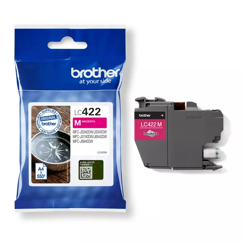 Tinteiro Brother LC422M 1 unid. Original Magenta