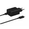 Carregador AC universal Samsung EP-T4510 para interiores com carregamento rápido 45W USB-C PD 3.0 Preto