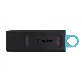 Pen drive USB Kingston DataTraveler Exodia 64 GB USB 3.2, preto e turquesa