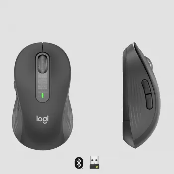 Rato sem fios LOGITECH Signature M650 L – Para mãos grandes – Destro – Grafite