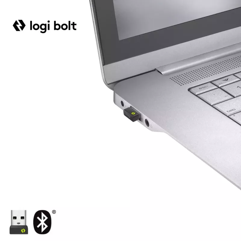 Rato sem fios Logitech Signature M650 Logi Bolt Bluetooth